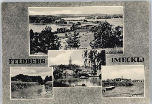 Feldberg Seerosen-Kanal, Am Haussee, Blick vom Hüttenberg