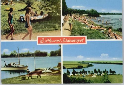25868 W2251 Süderstapel - Badestrand, Boot