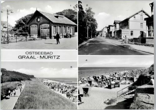 Graal-Müritz Milchbar Seestern, Rosa-Luxemburg-Straße, Strand