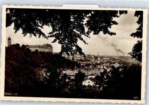 Greiz Blick auf das Obere Schloß