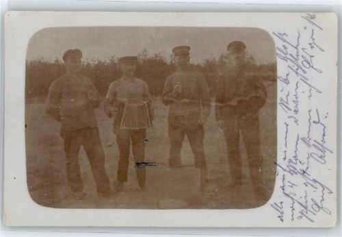 Soldaten Gruppenbild , Foto-Karte