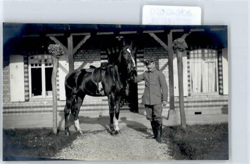 Meisdorf Soldat auf Pferd , Foto-Karte