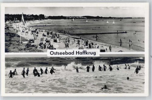 Haffkrug Strand, Brandung
