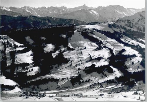 87549 W8977 Rettenberg , Oberallgäu - Fliegeraufnahme , Foto