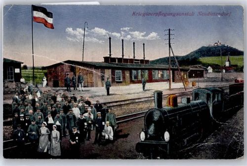 Neudietendorf Kriegsverpflegungsanstalt, Eisenbahn