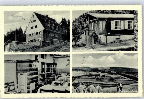 Witzenhausen Jugendherberge Meissnerhaus , Posthilfsstellenstempel Hausen
