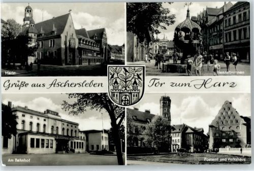 Aschersleben Bahnhof , Postamt