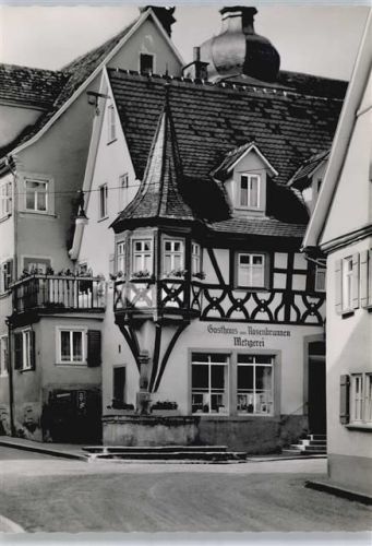 Weikersheim Gasthaus am Rosenbrunnen