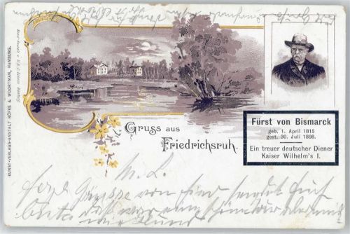 Friedrichsruh Fürst von Bismarck