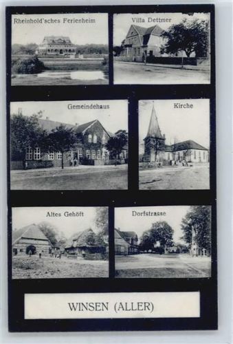 Winsen Villa Dettmer, Kirche, Gemeindehaus, Altes Gehöft, Dorfstraße, Rheinhold´sches Ferienheim