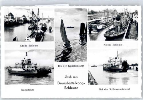 Brunsbüttelkoog Hafen , Schleuse