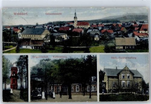 Walddorf Bergwirtschaft Kottmarberg, Städtische Forstverwaltung