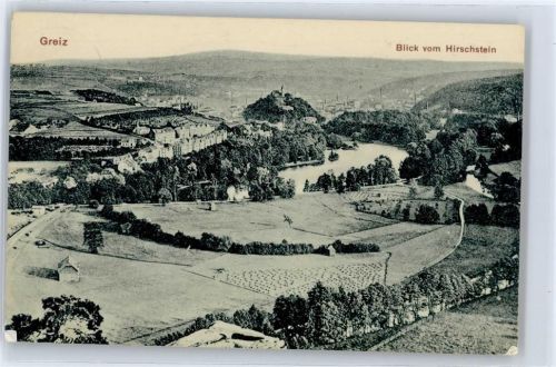 Greiz Blick vom Hirschstein