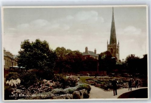 Leicester Castle Gardens, St. Mary´s Church
