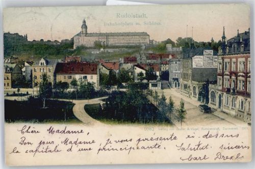 Rudolstadt Bahnhofplatz, Schloß