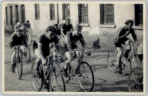 Crimmitschau Foto-Aufnahme, Radrennfahrer