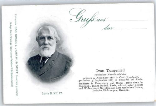 Turgenieff, Ivan , , Serie Das grosse Jahrhundert No. 117