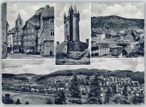 Dillenburg Hauptstraße, Wilhelms-Turm, Gesamtansicht