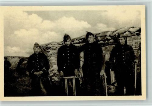 Soldaten in de loopgraven - Schützengraben