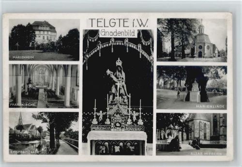 Telgte Marienheim Pfarrkirche Innenaufnahme Gnadenkapelle Marienlinde Gnadenbild