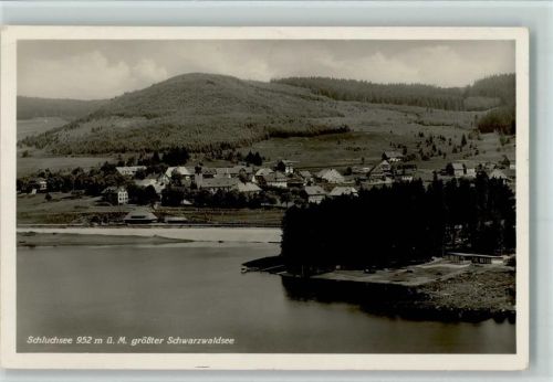 Schluchsee Schluchsee Bahnpoststempel Zug 1934