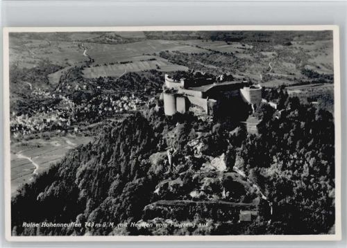 Neuffen Luftaufnahme Ruine Hohenneuffen