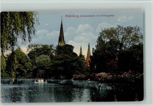 Oldenburg Schwanenteich im Schlossgarten