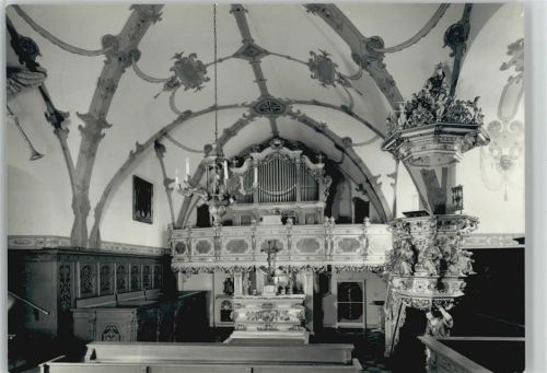 Burgk Schloßkapelle Silbermann-Orgel Innenaufnahme
