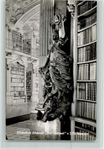 Admont Bibliothek Innenaufnahme Der Himmel von J. Th. Stammel Bibliothek