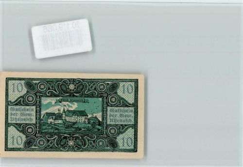Utzenaich Notgeld 10 Heller Schloß