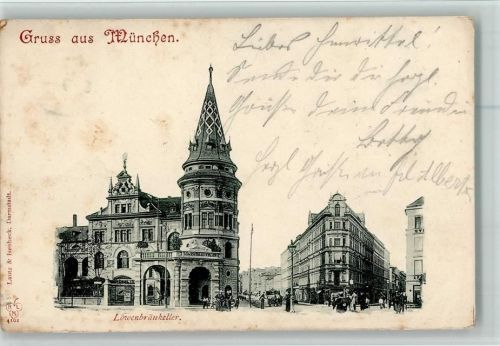 W8000 München Löwenbräukeller Löwenbräukeller 1897