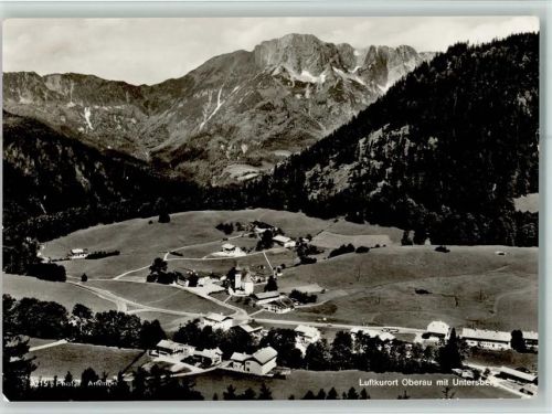Oberau Blick auf Oberau mit Untersberg