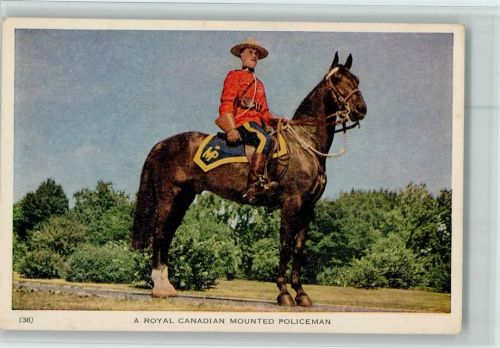 a Royal canadian Mounted Policeman - Polizei AK