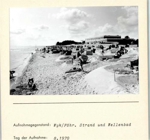 Wyk Foto montiert auf Karton