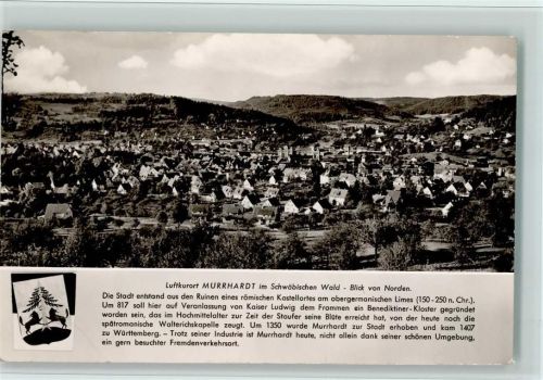 Murrhardt Gesamtansicht Blick von Norden