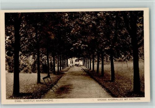 Simbach Engel. Institut Marienhöhe Grosse Ahornallee mit Pavillon