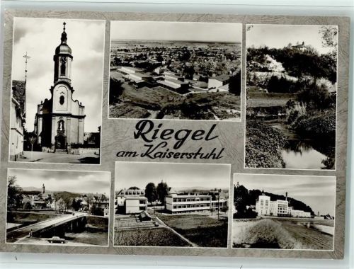 Riegel Ortsansichten Kirche Mehrfachaufnahme