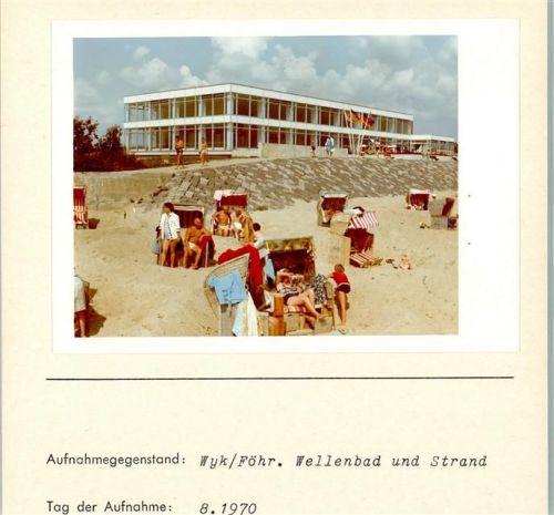 Wyk Foto montiert auf Karton