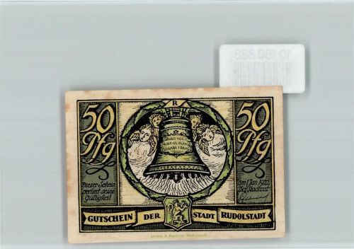 Rudolstadt Notgeld Friedrich Schiller Glocke