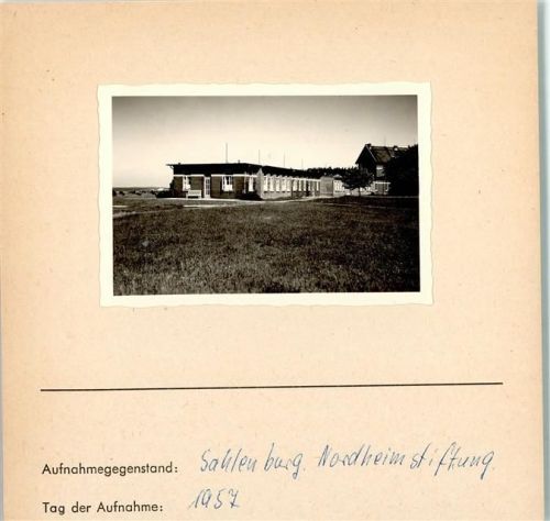 Sahlenburg Foto montiert auf Karton