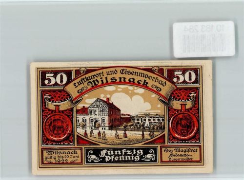 Bad Wilsnack Notgeld Bischof