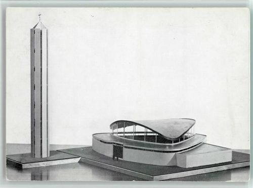 Kapellen Modell der neuen St.-Ludger-Pfarrkirche