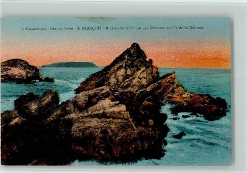 St Francois Felsen am Pointe des Chateaux
