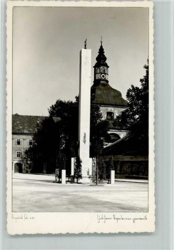 Ljubljana Laibach - Denkmal, sehr gute Erhaltung AK