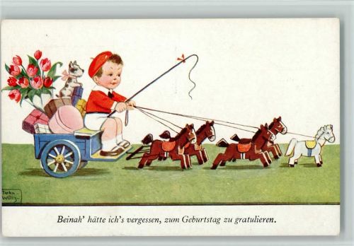 1938 Serie 7298-1 Geburstag AK