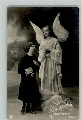 1915 Verlag NPG Serie 7719-1 Schutzengel