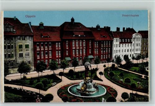 Oppeln Friedrichsplatz Brunnen