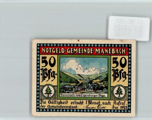 Manebach Notgeld Mönchofserie