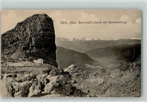 Riemannhaus Stein. Meer Ramseiderscharte