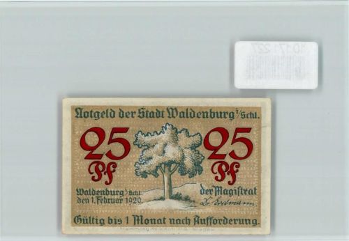 Waldenburg Notgeld